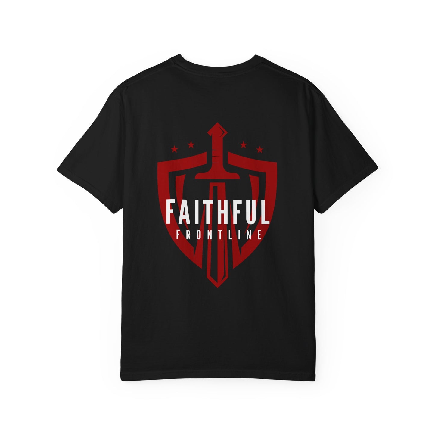 Faithful Frontline Firefighter Shield T-shirt