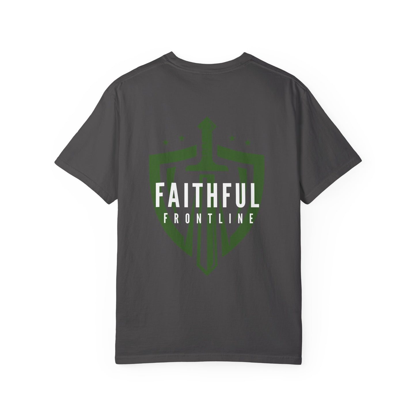 Faithful Frontline Military Shield T-Shirt
