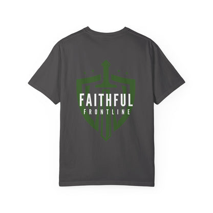Faithful Frontline Military Shield T-Shirt