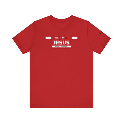 Walk with Jesus Shirt,  Embrace the Journey Top, Faithful Frontline T-Shirt,