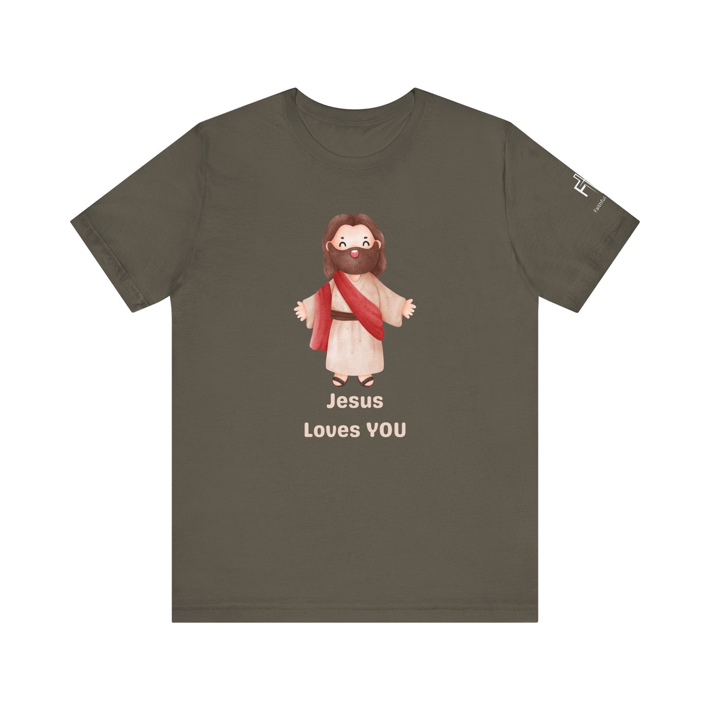 Faithful Frontline Jesus Loves You T-shirt