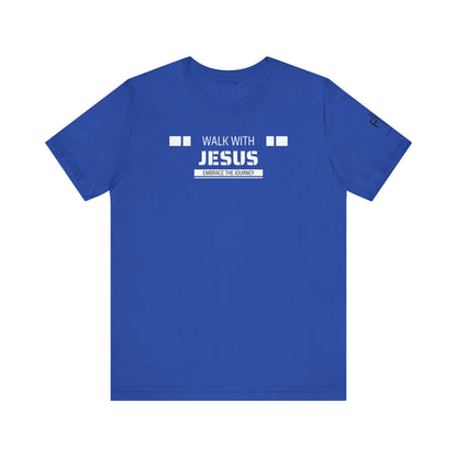 Walk with Jesus Shirt,  Embrace the Journey Top, Faithful Frontline T-Shirt,
