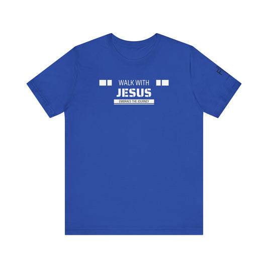 Walk with Jesus Shirt,  Embrace the Journey Top, Faithful Frontline T-Shirt,