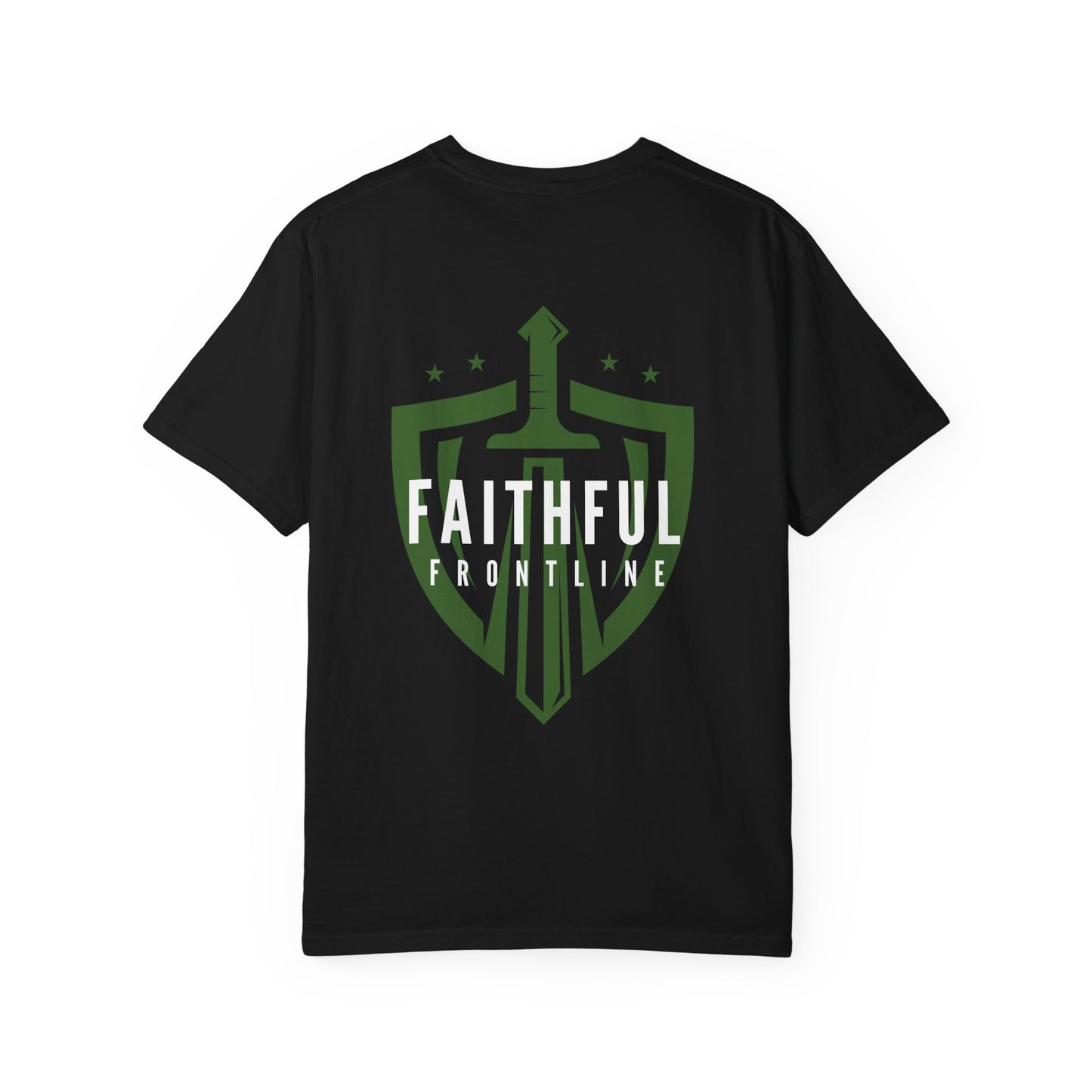 Faithful Frontline Military Shield T-Shirt