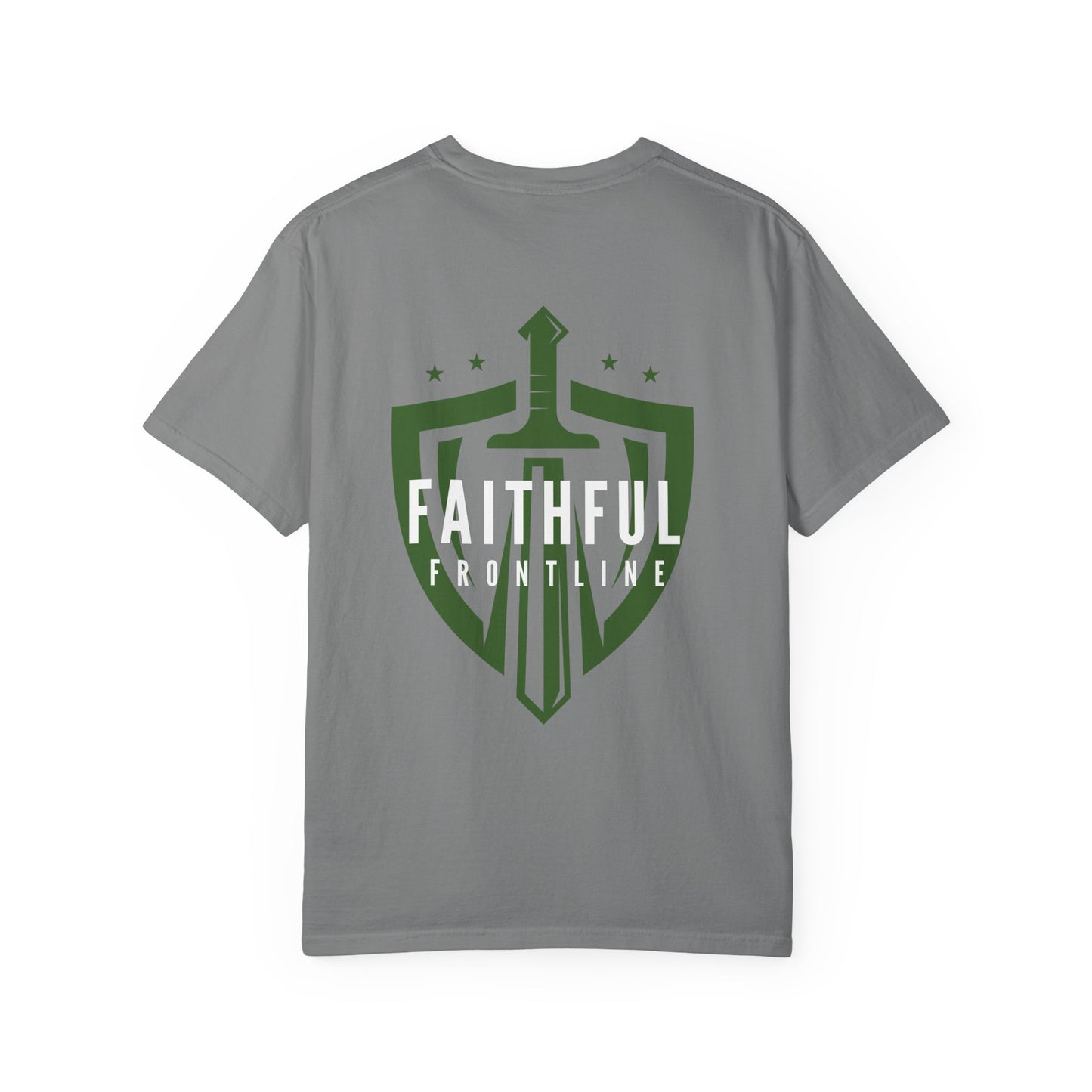 Faithful Frontline Military Shield T-Shirt