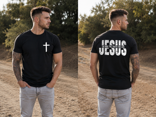Christian T-shirt - "Jesus, the Way Truth and Light"